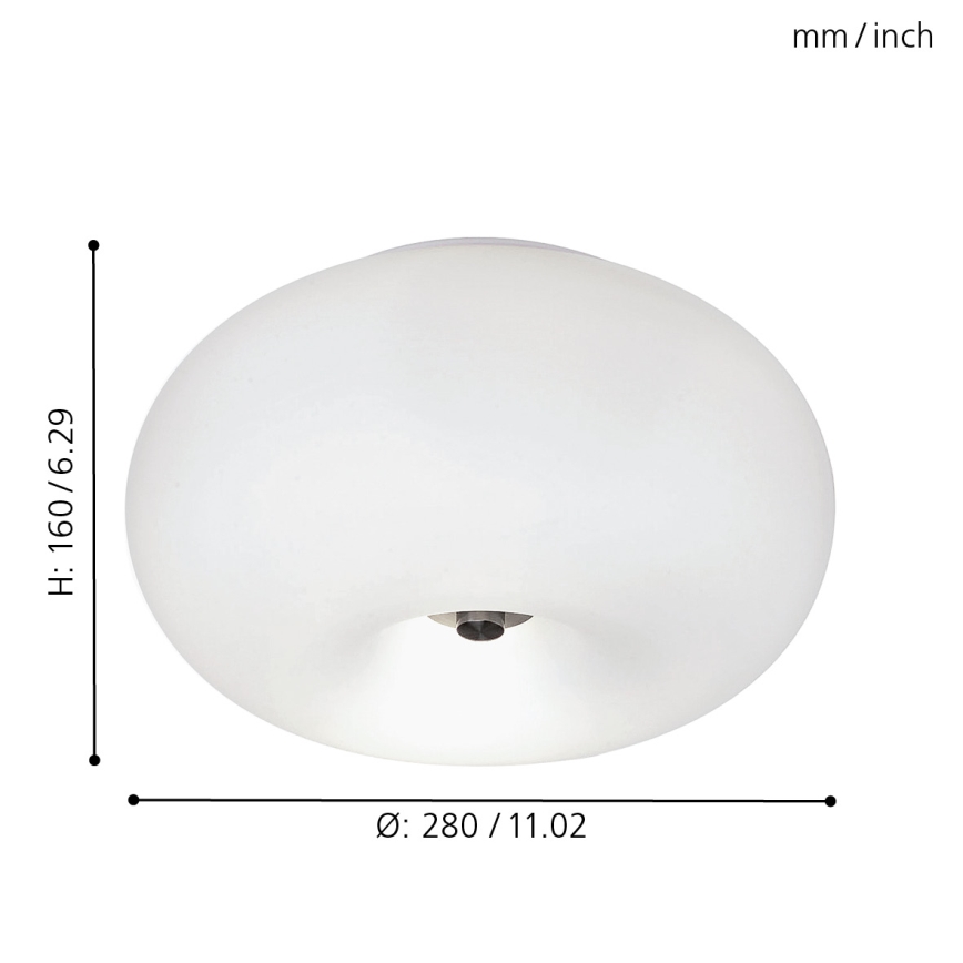 EGLO - Taklampa OPTICA 2xE27/60W diameter 28 cm
