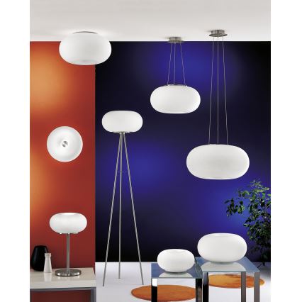 EGLO - Ljuskrona med textilsladd OPTICA 2xE27/60W diameter 45 cm