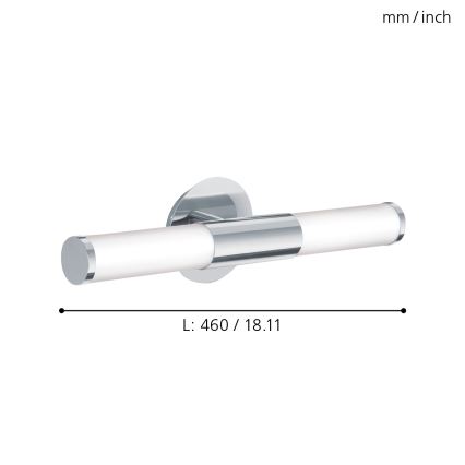 Eglo - Badrumsvägglampa 2xE14/40W/230V IP44