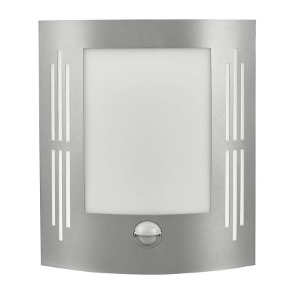 EGLO 88144 - Sensor utomhus Väggbelysning CITY 1xE27/15W/230V IP44