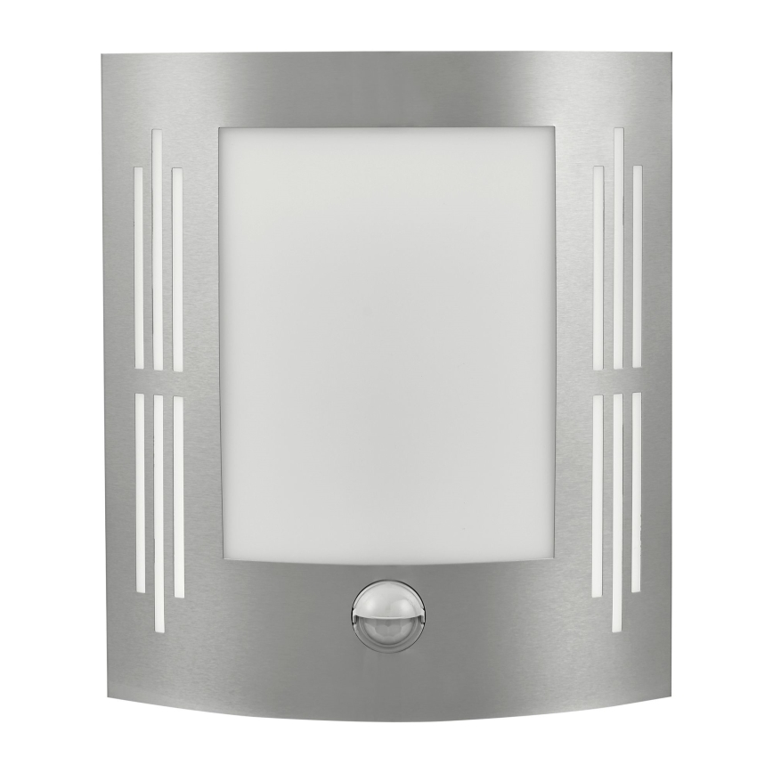 EGLO 88144 - Sensor utomhus Väggbelysning CITY 1xE27/15W/230V IP44