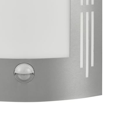 EGLO 88144 - Sensor utomhus Väggbelysning CITY 1xE27/15W/230V IP44