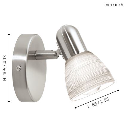 EGLO 88472 - Spotlight DAKAR 1 1xE14/40W