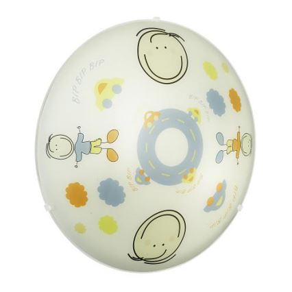 EGLO 88972 - Barn Takbelysning JUNIOR 2  2xE27/60W färgglad