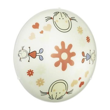 EGLO 88973 - Barn Takbelysning JUNIOR 2  2xE27/60W färgglad