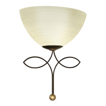 EGLO 89135 - Väggbelysning BELUGA 1xE27/60W antik brun