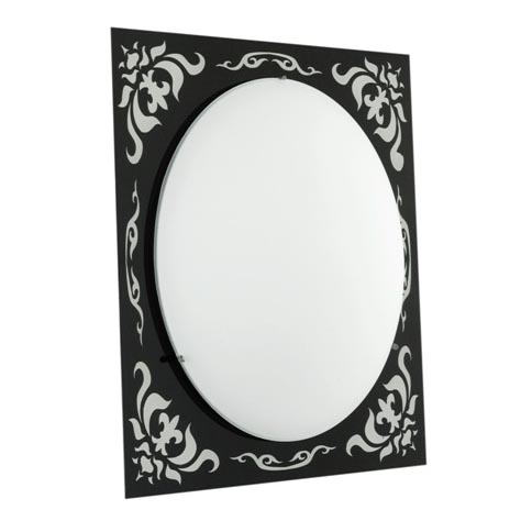 EGLO 89262 - Takbelysning  SCALEA 1xE27/60W svart / vit