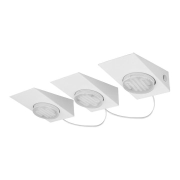 Eglo 89608 - Set om 3 spotlights KOB 3xGX53/7W/230V