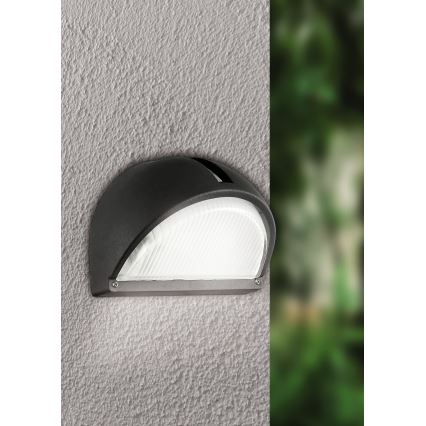 EGLO 89767 - Utomhus Väggbelysning ONJA 1xE27/60W svart