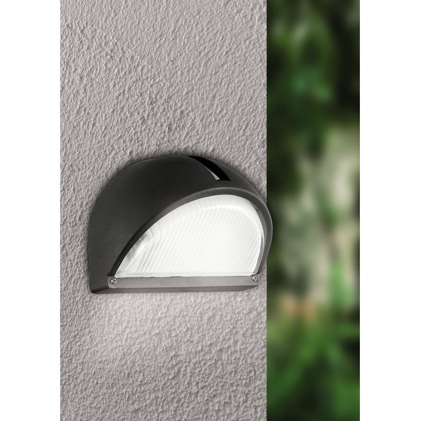 EGLO 89767 - Utomhus Väggbelysning ONJA 1xE27/60W svart