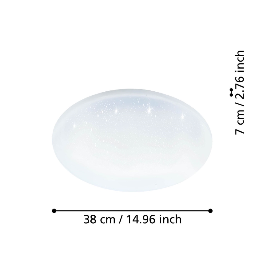 Eglo - LED ljusreglerad taklampa  LED/19,2W/230V 2700-6500K ZigBee