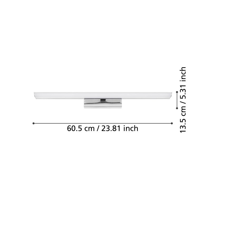 Eglo - LED RGBW ljusreglerad badrumsspegelbelysning 15,6W/230V IP44 ZigBee