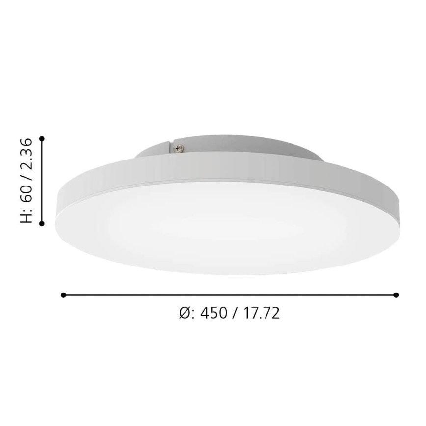 Eglo - LED RGBW Dimbar taklampa LED/22,4W/230V ZigBee