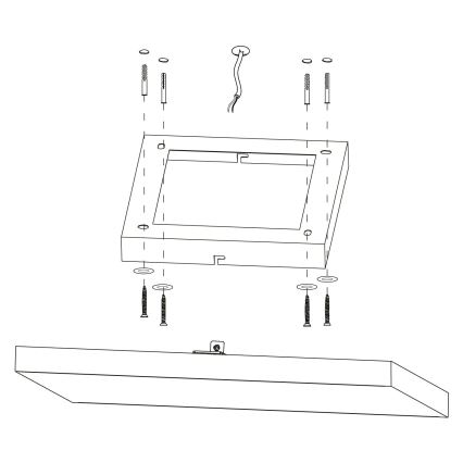 Eglo - LED RGBW ljusreglerad taklampa  LED/16W/230V ZigBee