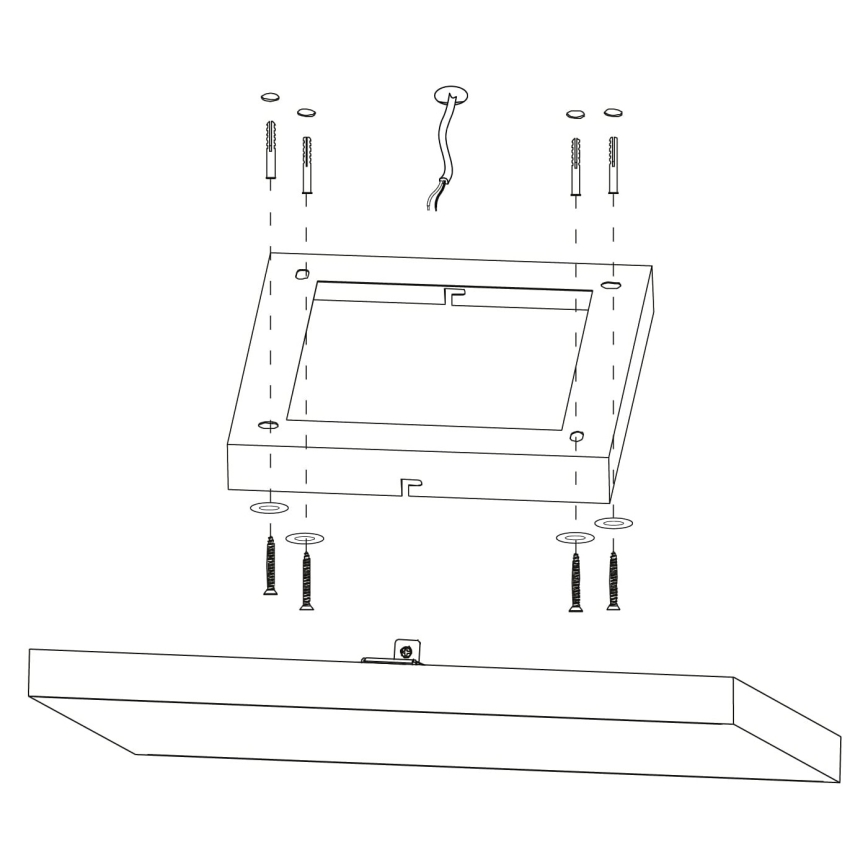 Eglo - LED RGBW ljusreglerad taklampa  LED/16W/230V ZigBee
