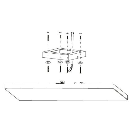 Eglo - LED RGBW Dimbar taklampa LED/32,4W/230V ZigBee