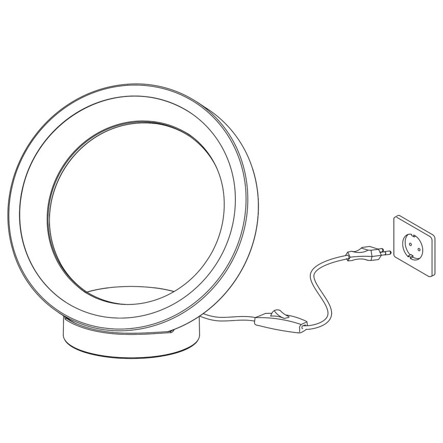 Eglo - LED RGBW ljusreglerad bordslampa  LED/16W/230V ZigBee