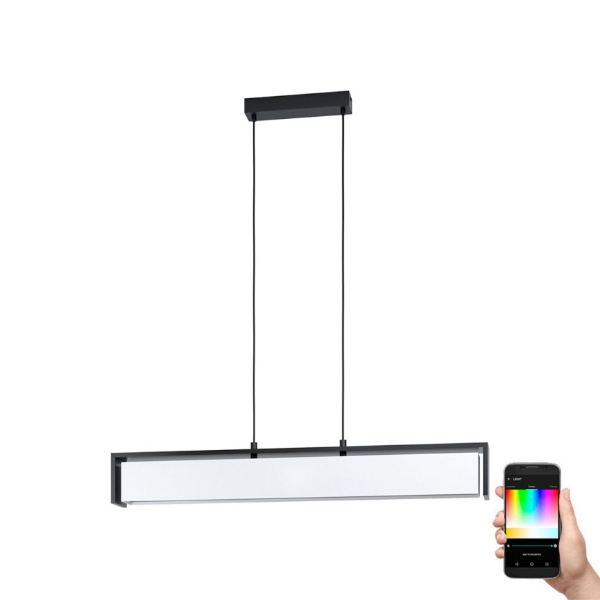 Eglo - LED RGBW Dimbar ljuskrona med upphängningsrem LED/33,6W/230V ZigBee