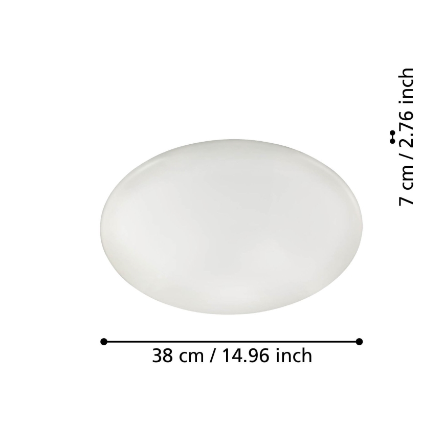 Eglo - LED ljusreglerad taklampa  LED/19,2W/230V ZigBee