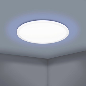 Eglo 900086 - LED RGBW Dimbar taklampa ROVITO-Z LED/14,6W/230V 2700-6500K diameter 29,5 cm vit