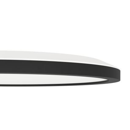 Eglo - LED RGBW ljusreglerad taklampa  LED/14,6W/230V svart ZigBee