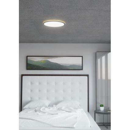 Eglo - LED RGBW ljusreglerad taklampa  LED/16,5W/230V svart ZigBee