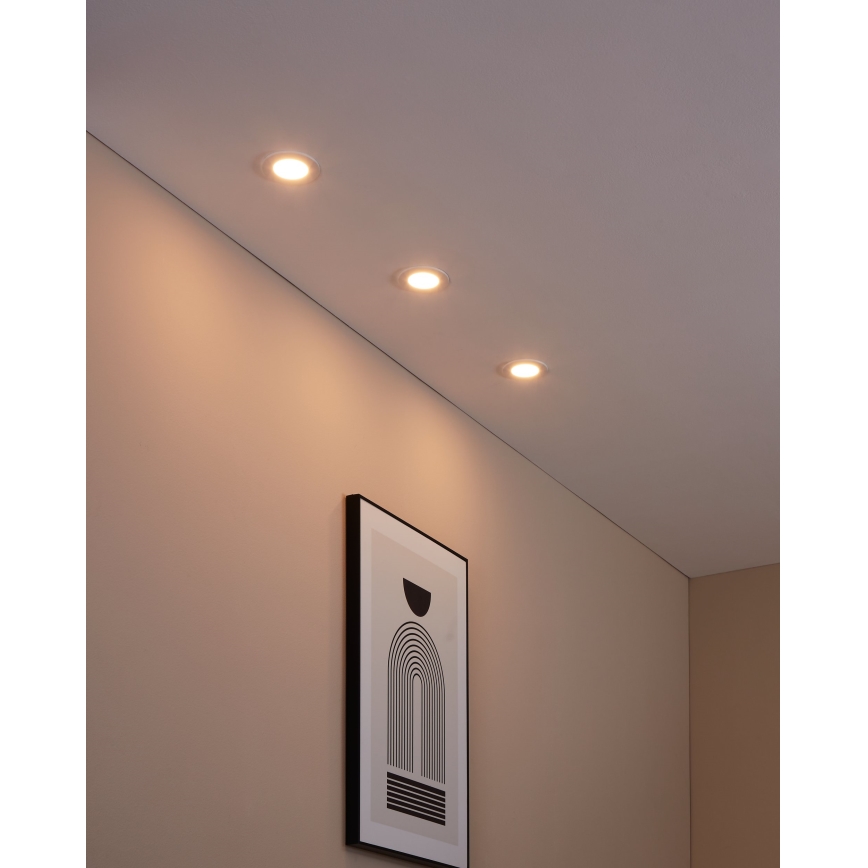 Eglo - KIT 3xLED Ljusreglerad upphängd taklampa FUEVA-Z  LED/2,8W/230V IP44