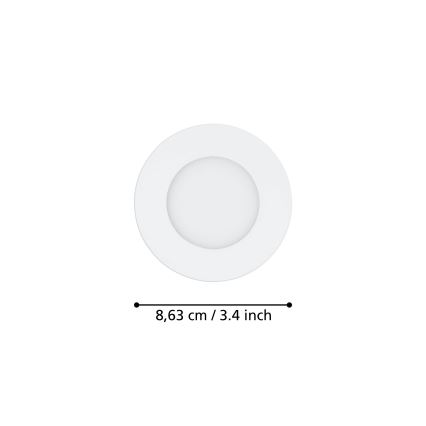 Eglo - KIT 3xLED Ljusreglerad upphängd taklampa FUEVA-Z  LED/2,8W/230V IP44