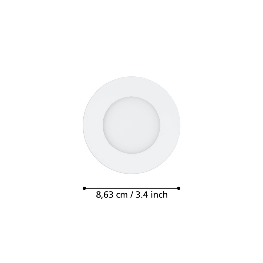 Eglo - KIT 3xLED Ljusreglerad upphängd taklampa FUEVA-Z  LED/2,8W/230V IP44