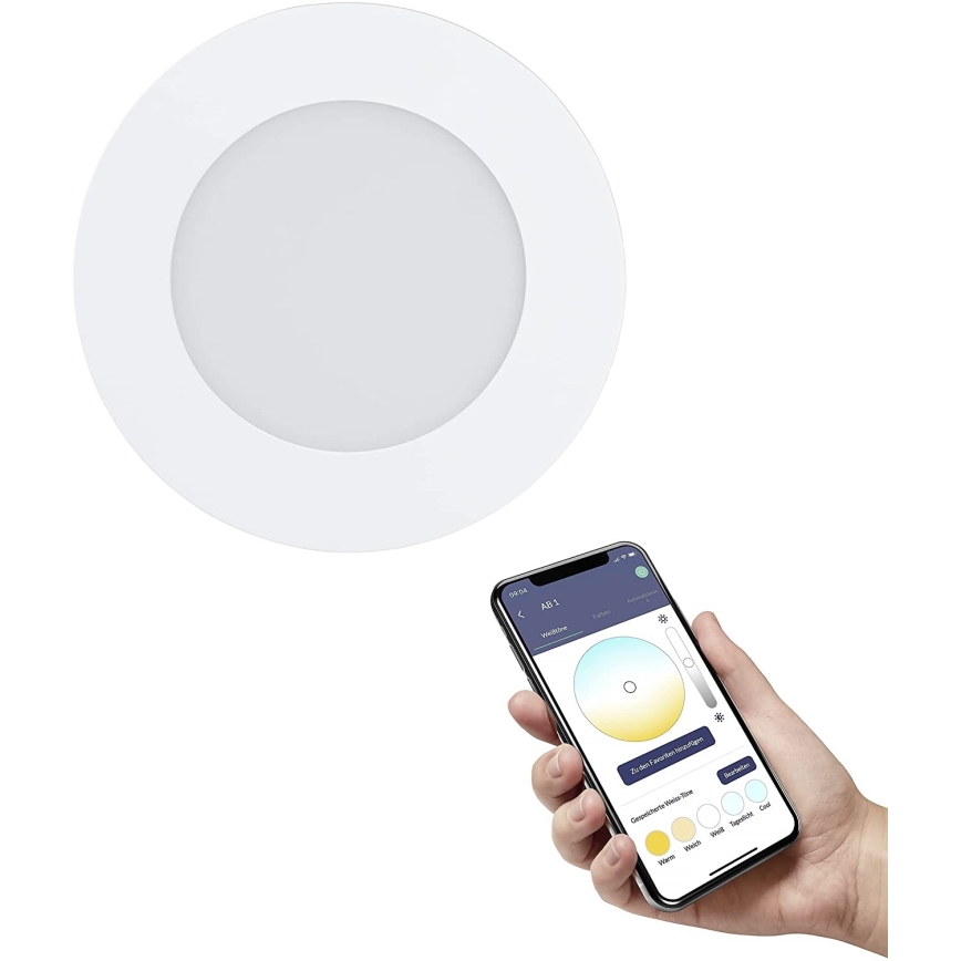 Eglo - LED ljusreglerad badrumslampa  LED/5,4W/230V IP44 ZigBee