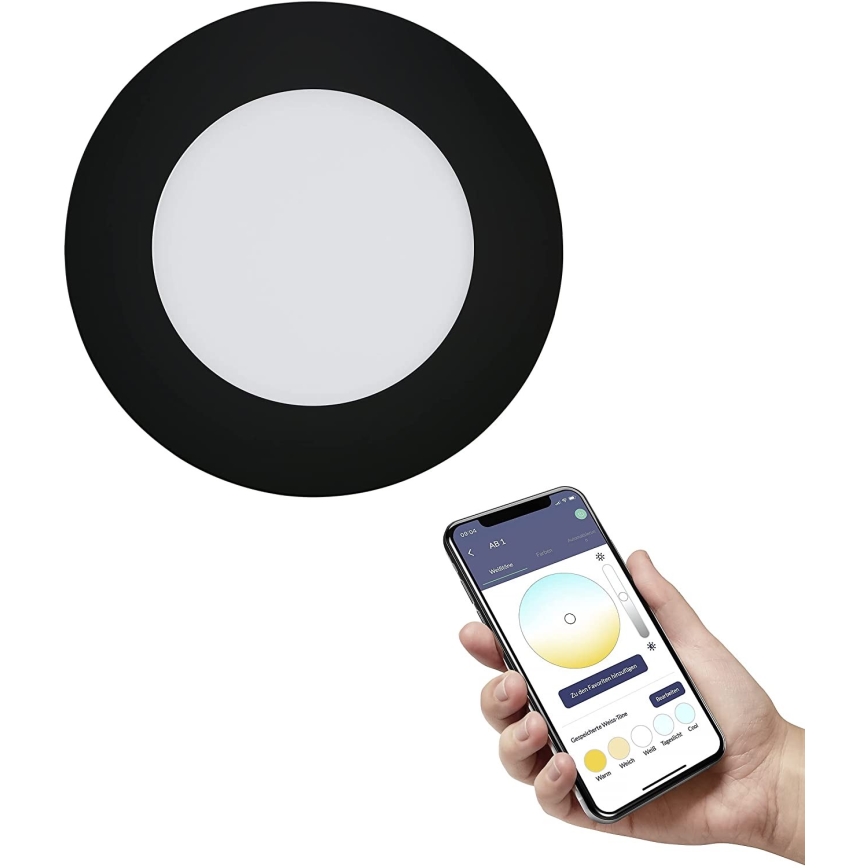 Eglo - LED ljusreglerad badrumslampa  LED/5,4W/230V IP44 ZigBee