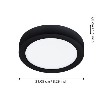 Eglo - LED ljusreglerad badrumslampa  LED/16,5W/230V IP44 ZigBee