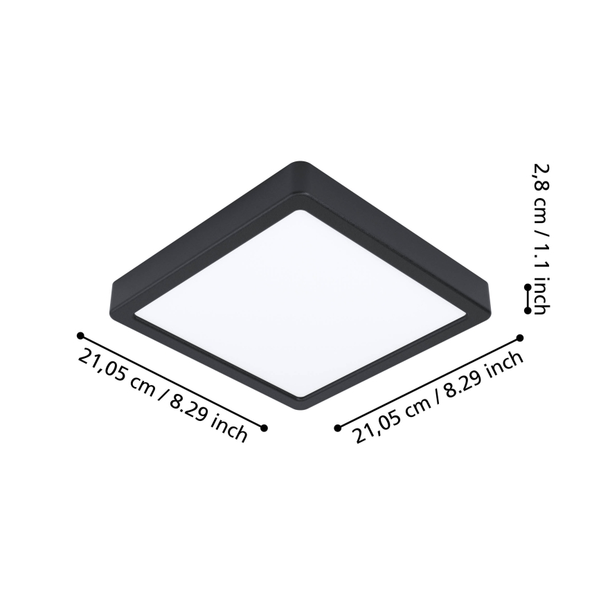 Eglo - LED ljusreglerad badrumstakbelysning LED/16,5W/230V IP44 ZigBee
