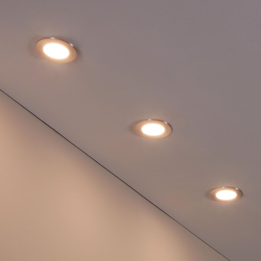 Eglo - PPSÄTTNING 3x LED Justerbar ljusstyrka badrumsbelysning  FUEVA-Z  LED/2,8W/230V IP44