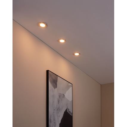 Eglo - PPSÄTTNING 3x LED Justerbar ljusstyrka badrumsbelysning  FUEVA-Z  LED/2,8W/230V IP44