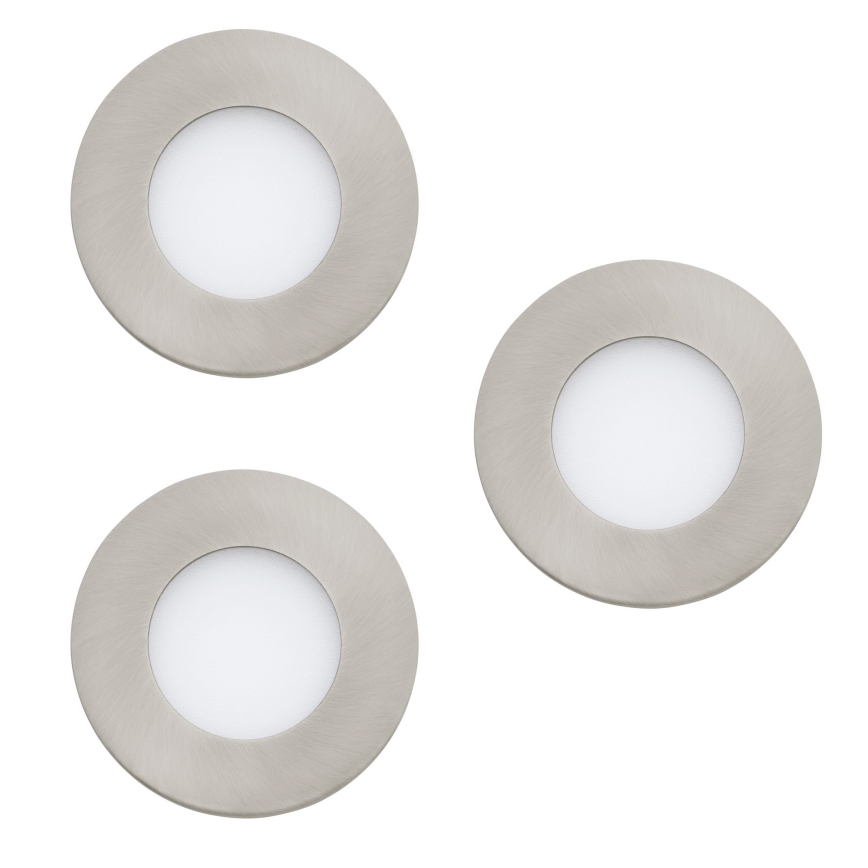 Eglo - PPSÄTTNING 3x LED Justerbar ljusstyrka badrumsbelysning  FUEVA-Z  LED/2,8W/230V IP44