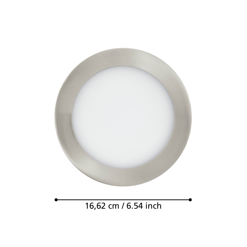 Eglo - LED dimbar infälld badrumsarmatur LED/10,5W/230V IP44 ZigBee Ø 16,5 cm