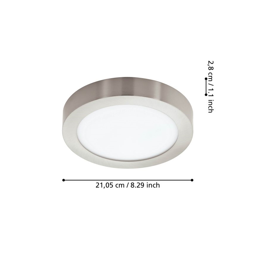 Eglo - LED ljusreglerad badrumstakbelysning LED/16,5W/230V IP44 ZigBee