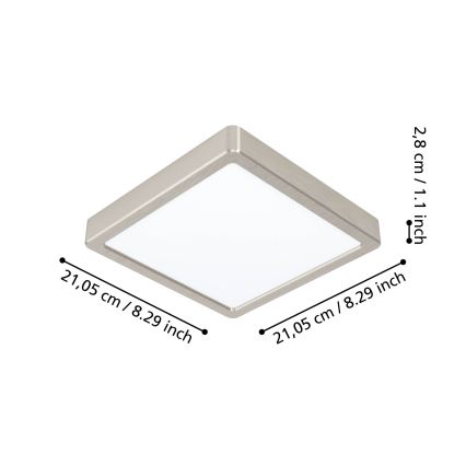 Eglo - LED dimbar badrumslampa LED/16,5W/230V IP44 ZigBee