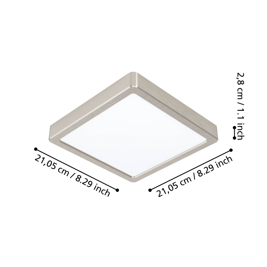 Eglo - LED ljusreglerad badrumslampa  LED/16,5W/230V IP44 ZigBee