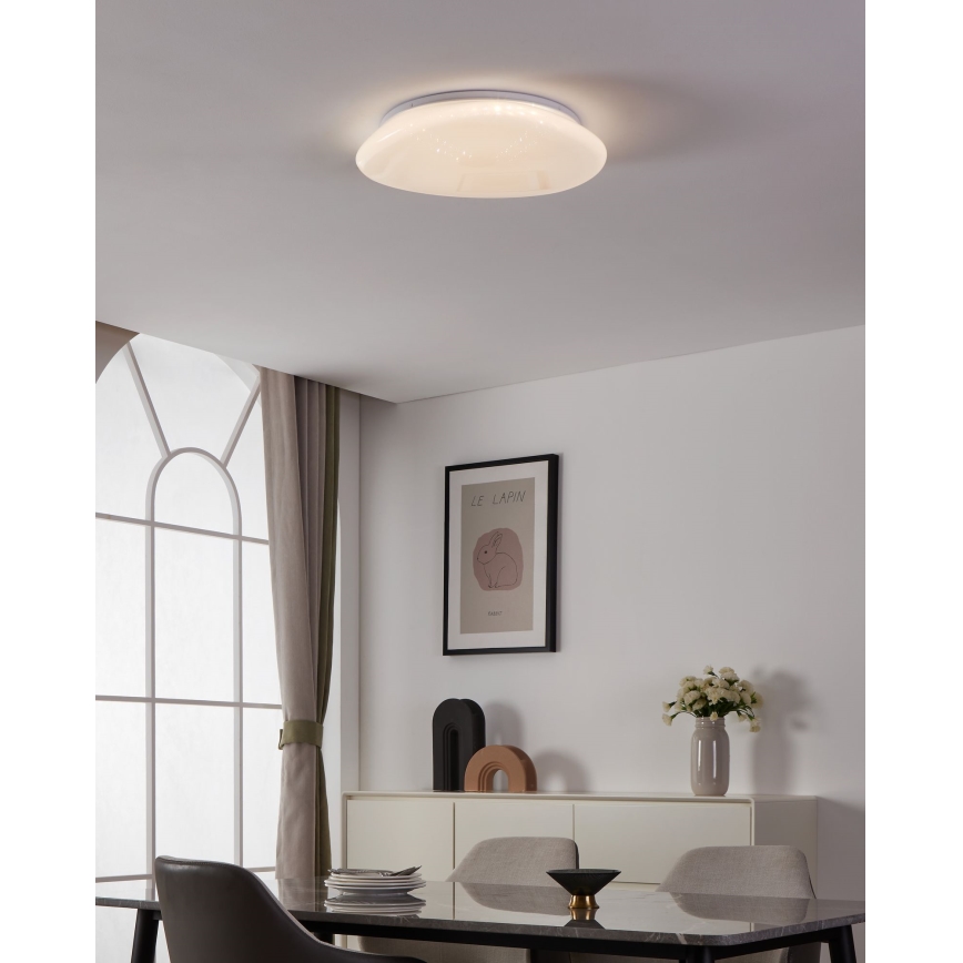 Eglo - LED RGBW ljusreglerad taklampa  LED/21,6W/230V ZigBee