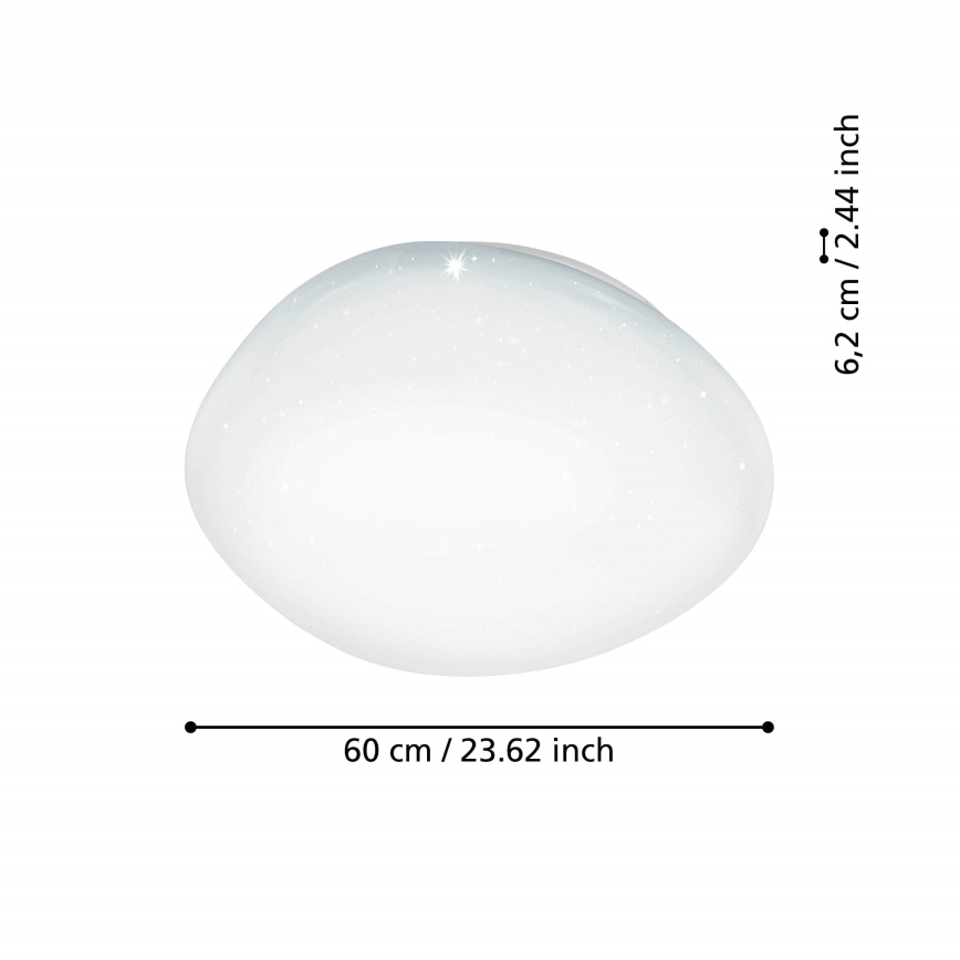 Eglo - LED RGBW dimbar taklampa LED/33W/230V Ø 60 cm
