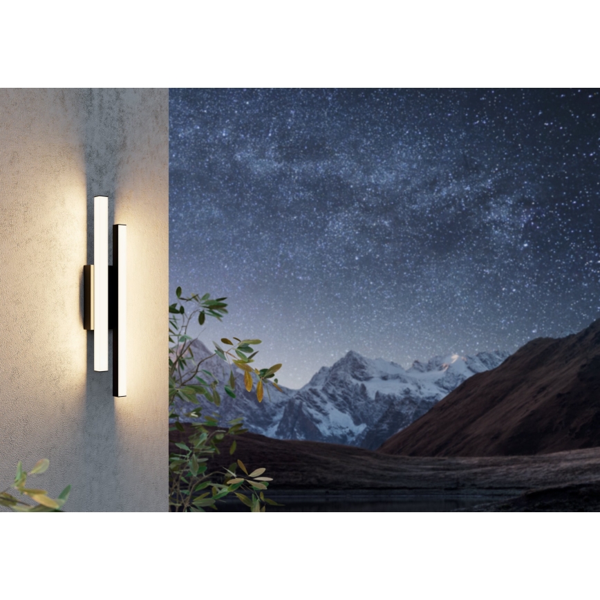 Eglo - LED vägglampa för utomhusbruk 2xLED/4,2W/230V IP55