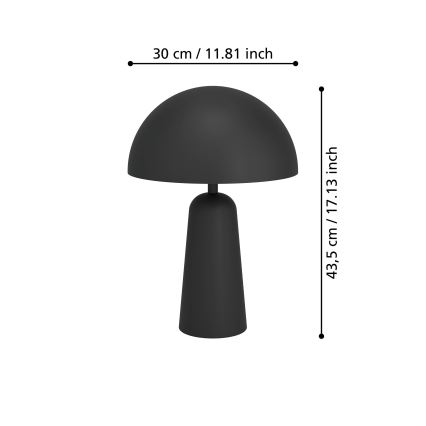 Eglo - Bordslampa 1xE27/40W/230V