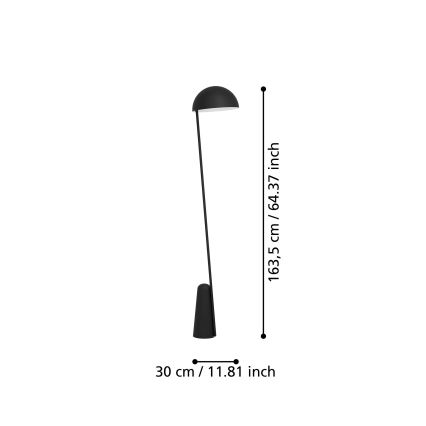 Eglo - Golvlampa 1xE27/40W/230V