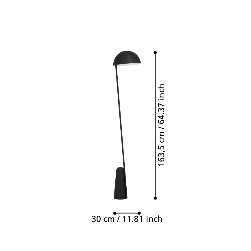 Eglo - Golvlampa 1xE27/40W/230V