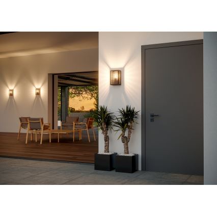 Eglo - Vägglampa för utomhusbruk 1xE27/60W/230V IP44