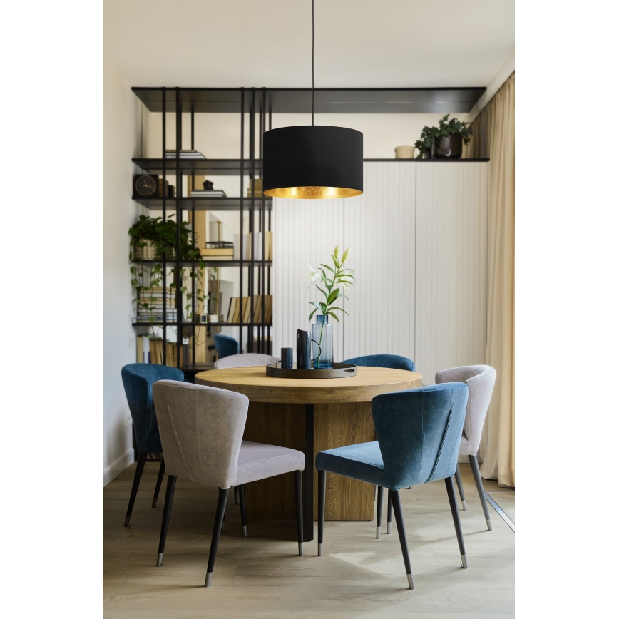 Eglo - Ljuskrona med textilsladd 1xE27/40W/230V diameter 38 cm