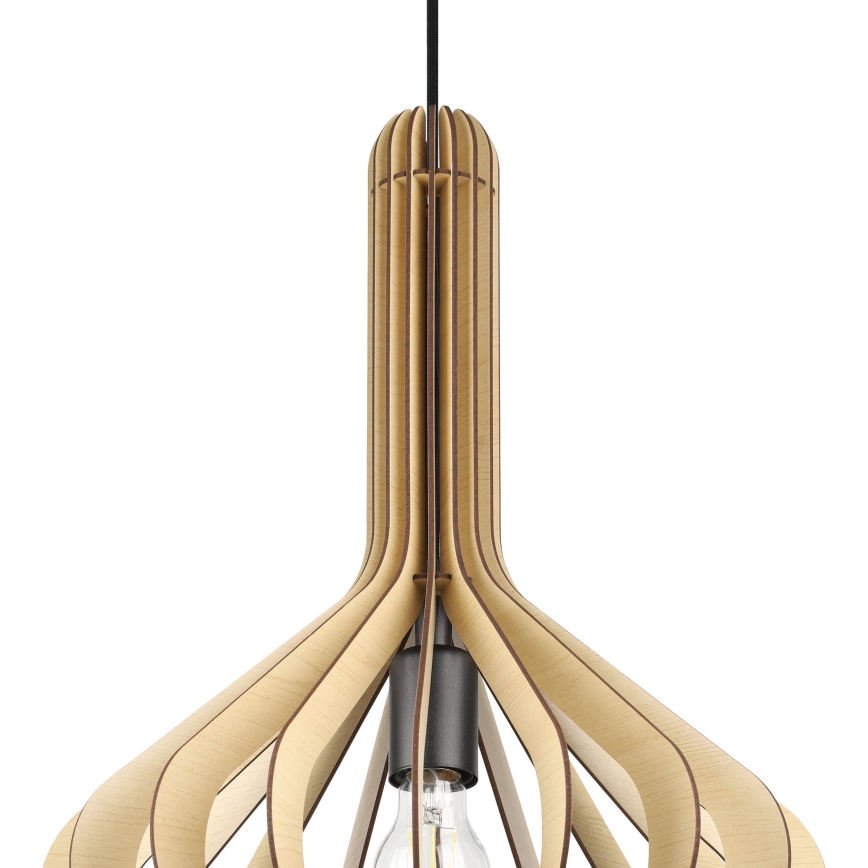 Eglo - Ljuskrona med upphängningsrem 1xE27/40W/230V diameter 38 cm beige