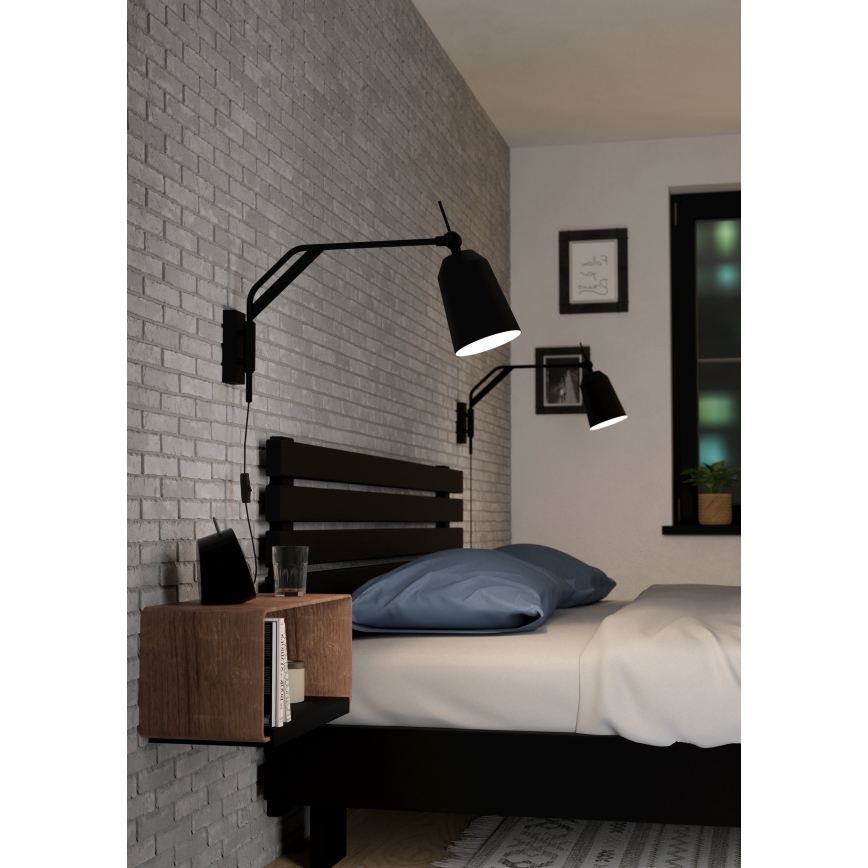 Eglo - Vägglampa 1xE27/40W/230V